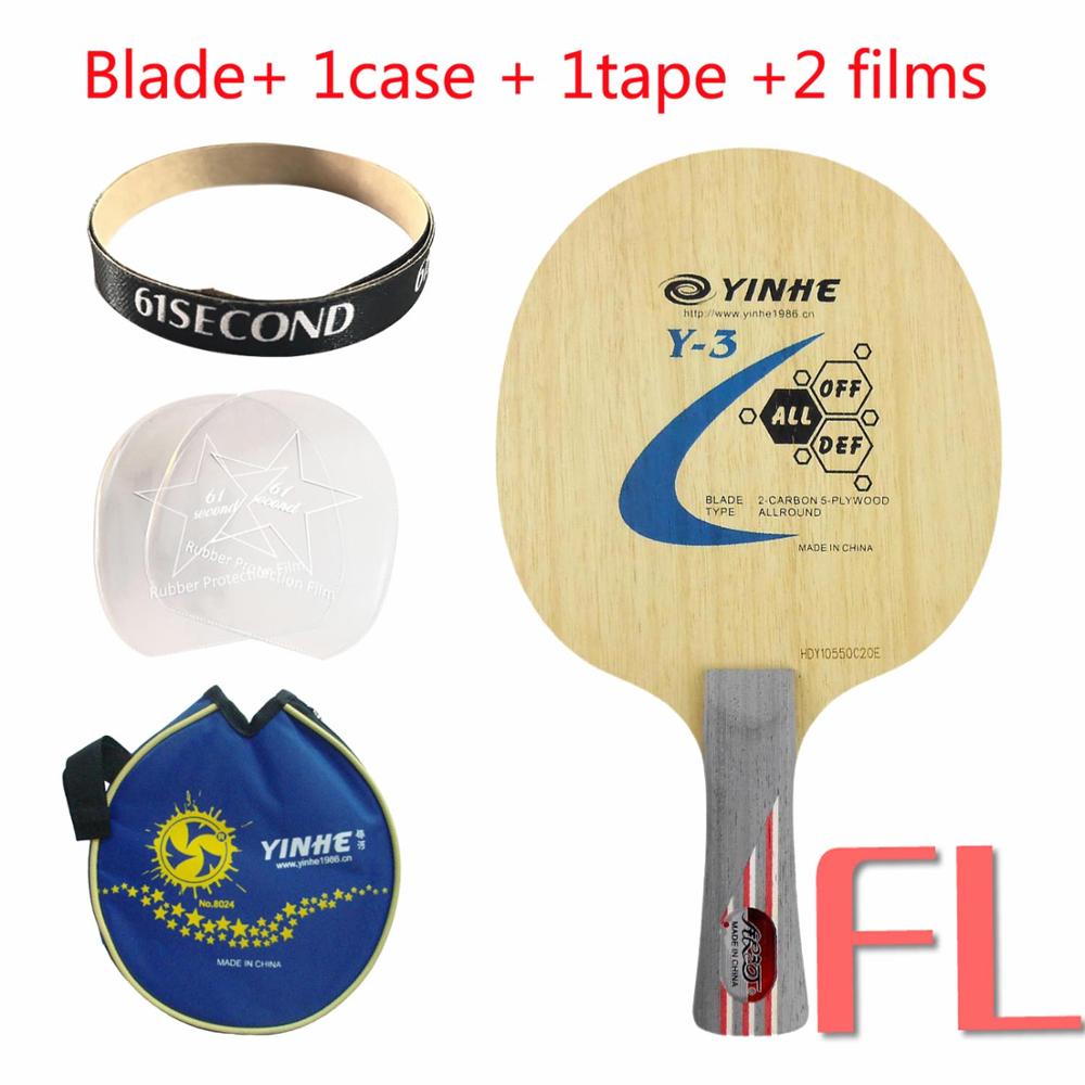Original Yinhe Milky Way Galaxy Y-3 Y3 Y 3 table tennis pingpong blade: FL with Y 1case