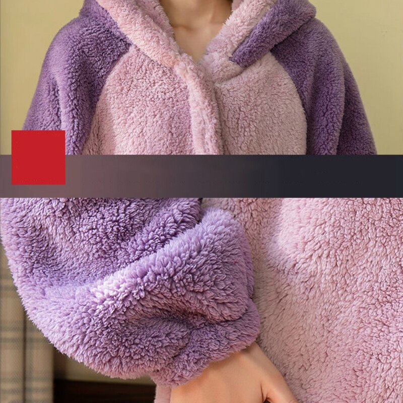 Robe en flanelle à manches longues pour femme, vêtement d'hiver , ample, imprimé, Simple, , confortable, tendance