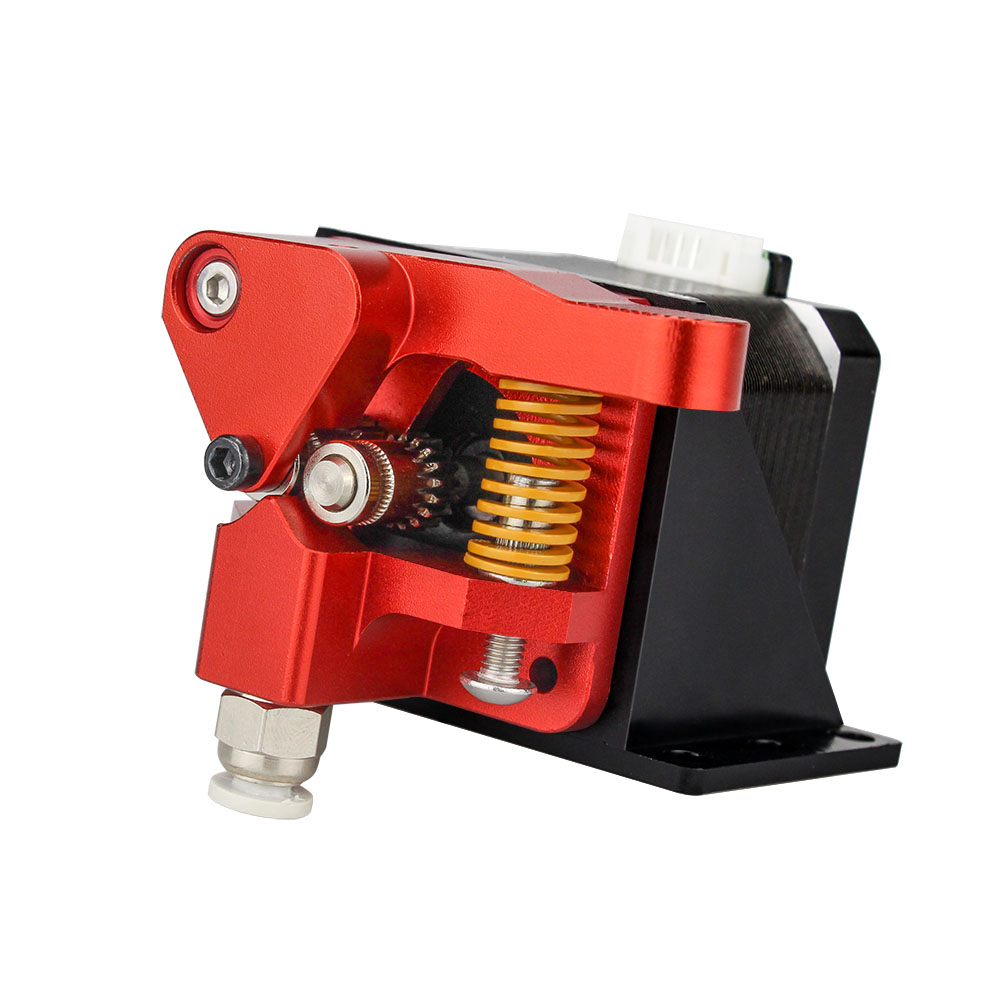 Aluminum Upgrade Dual Gear Mk8 Extruder for Extruder CR10 CR-10S PRO RepRap 1.75mm 3D Parts Drive Feed double pulley