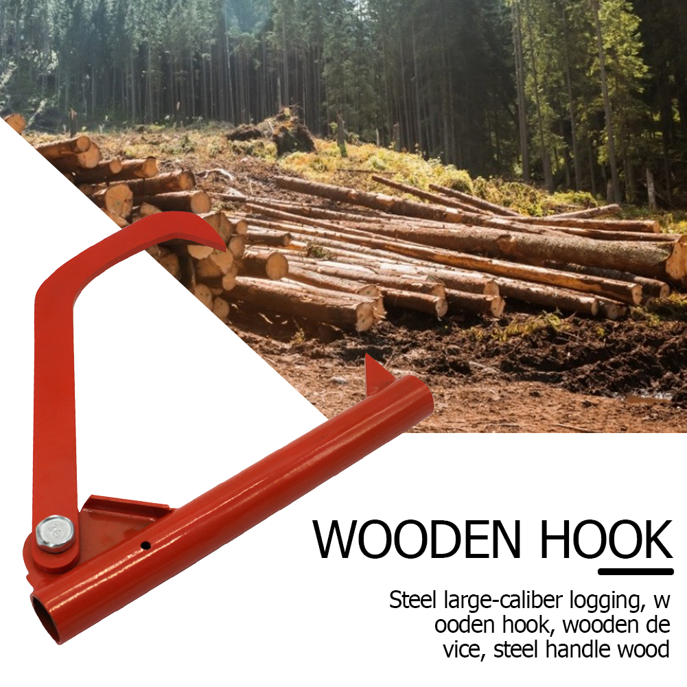 Carbon Steel Roller Felling Lever Garden Backyard Lifter Log Peavy Heavy Duty Durable Rustproof Home Transport Patio Cant Hook