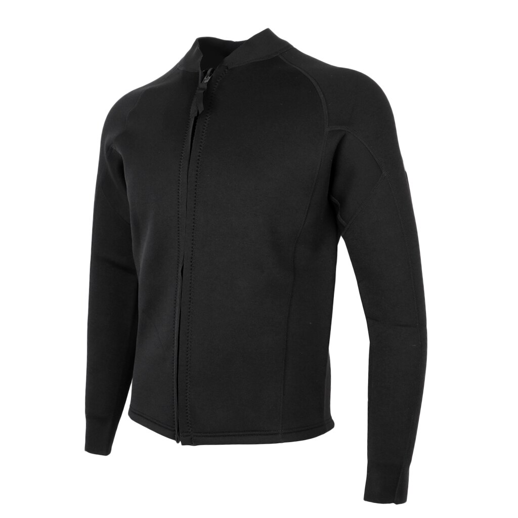 Men's 3mm Neoprene Long Sleeve Wetsuit Jacket Top - Scuba Diving, Surfing, Swimming