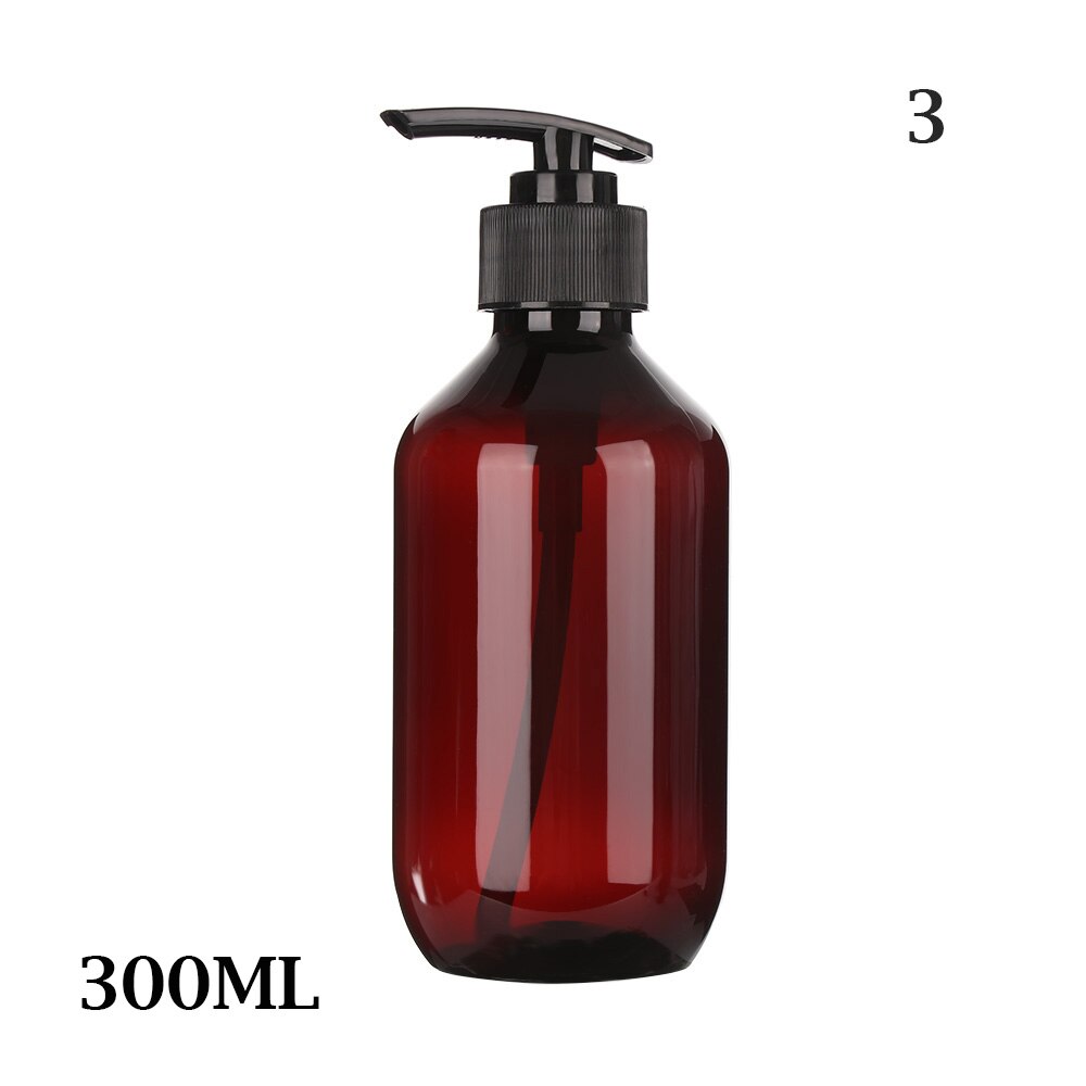 Soap Dispenser Refillable Lotion Container Plastic Liquid Shampoo Shower Gel Bottles Home Bath Supply 100/150/200/300/400/500ML: Dark Khaki
