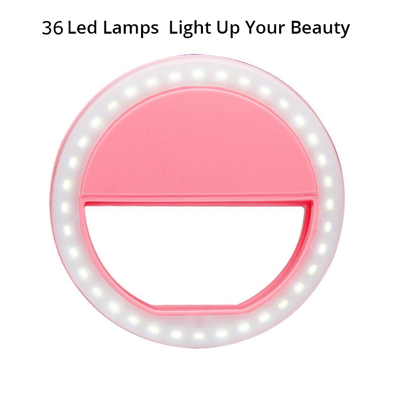 Anneau lumineux pour Autodyne avec 36 lumières Led lumière de maquillage pour téléphone avec trois niveaux de luminosité réglables égayer les Photos