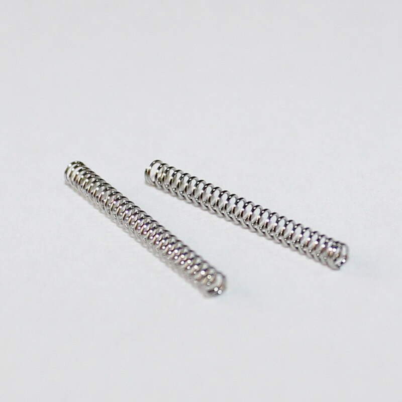 Kleine drukveren draad diameter 0.4mm, buitendiameter 3mm tot 10mm, Lengte 25mm