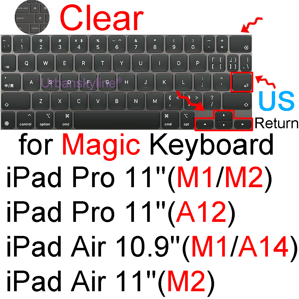 Pokrowiec na klawiaturę do iPada Pro 13 M4 12.9 Magic Keyboard Air 11 M3 10 10.5 10.9 M2 M1 Smart Case Folio Silicone Protector Skin TPU: green