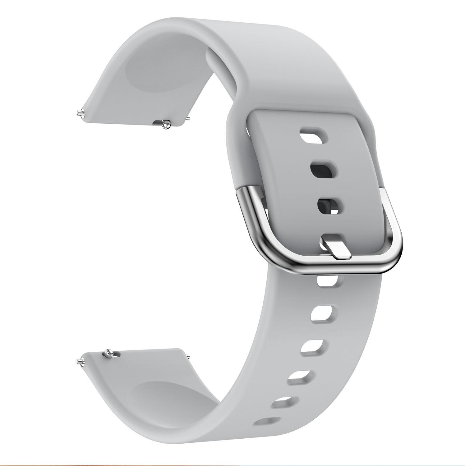 Gear S3 Frontier/Classic Watch Band 22mm Silicone Sport Replacement Watch Men women's Bracelet watches Strap for Samsung Gear S3: gray