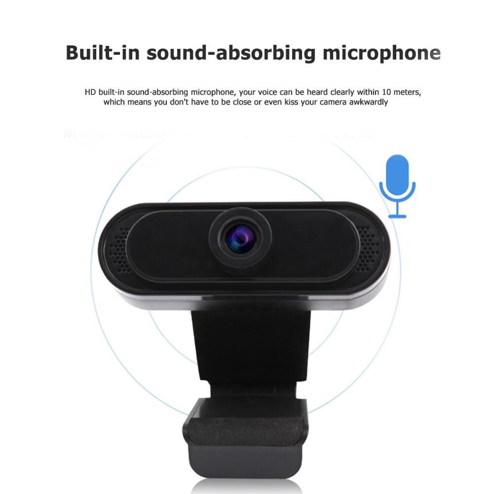 4K Hd Webcam 1080P Auto/Manual Focus Ingebouwde Microfoon Usb Webcam Computer Klassen Video chat Bellen Desktop Laptop Webcam