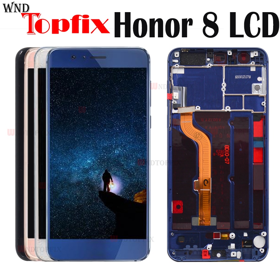 Per Huawei Honor 8 Display LCD Touch Screen Per Honor8 A CRISTALLI LIQUIDI Per 5.2 "Huawei Honor 8 LCD Con Cornice FRD-L19 FRD-L09 di Ricambio