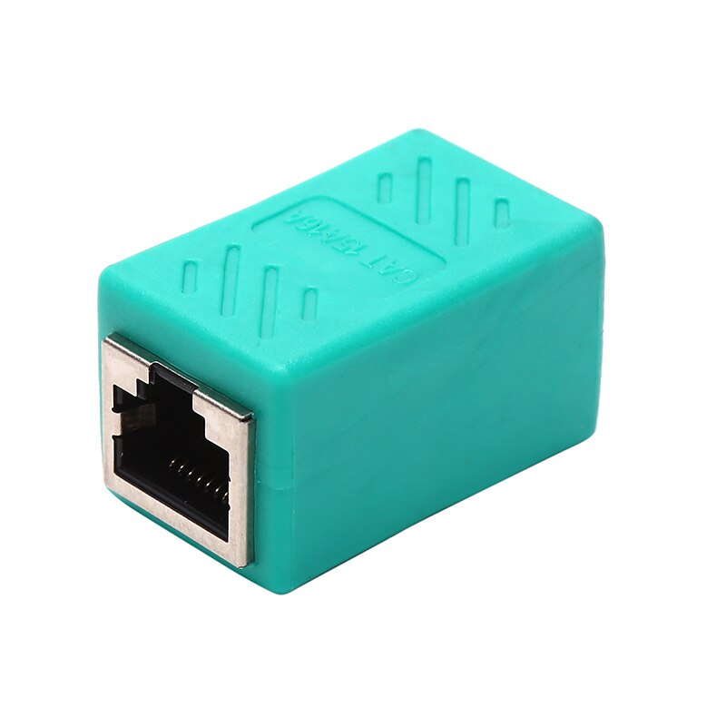 Adaptador hembra de red RJ45, Conector de colores hembra a hembra, extensor de acoplador, convertidor de extensión de Cable Ethernet RJ 45: Style-03