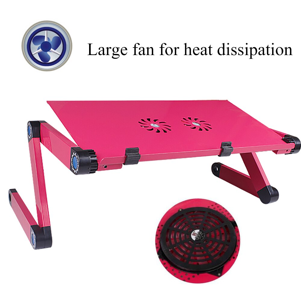 Multifunctional Laptop Table Adjustable Aluminum Laptop Stand Cooling Laptop Bed Computer Desk Desk Riser
