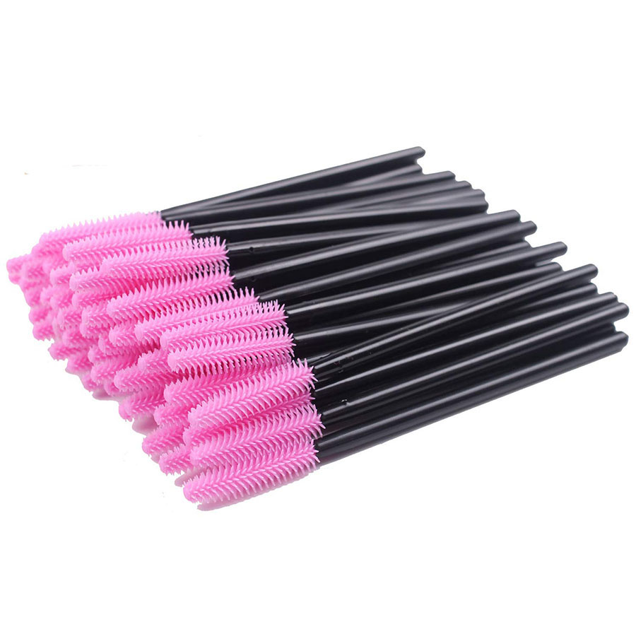Brosse à sourcils en Gel de Silicone pour femmes, 500 pièces, peigne, Mascara, baguette, Extension de cils, bâton de Mascara, beauté