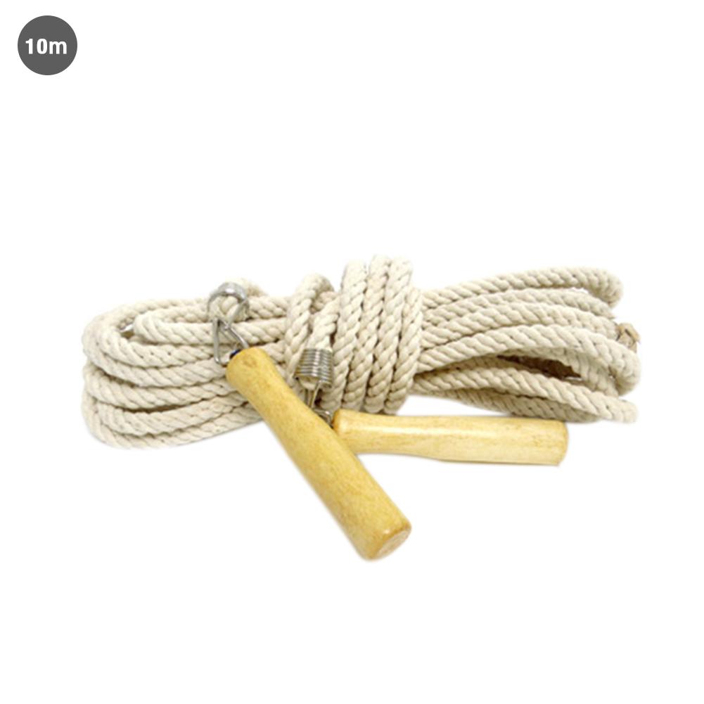 1PC skipping Sports Skipping Rope Practice Speed Jump Wood Grip Handle Children Adult Group Jumping Training 5M or 10M: B