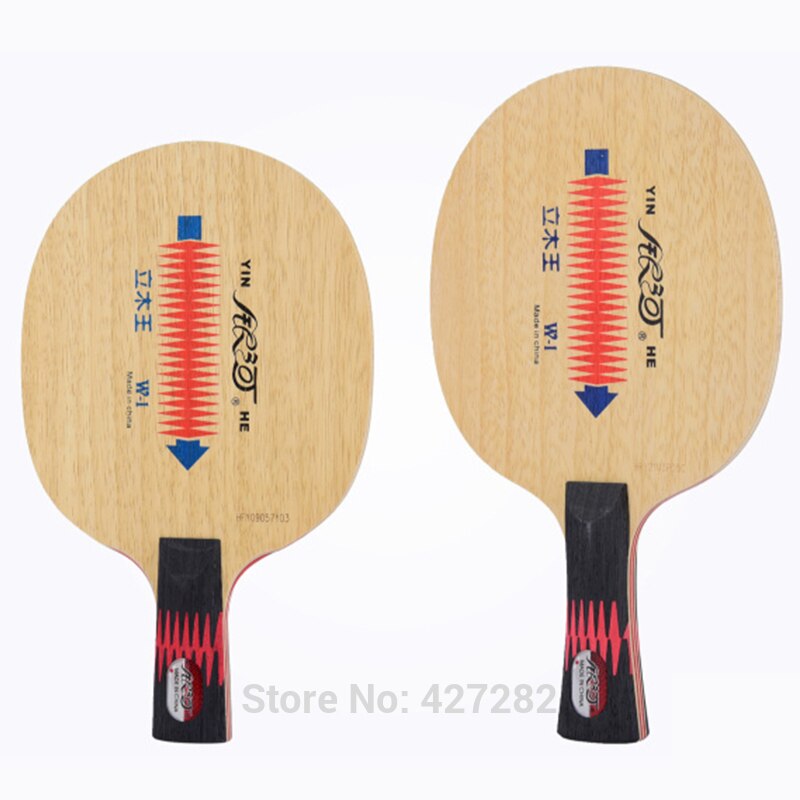 Yinhe – raquette de tennis de table w1 originale, en bois pur, attaque rapide avec boucle, jeu de ping-pong