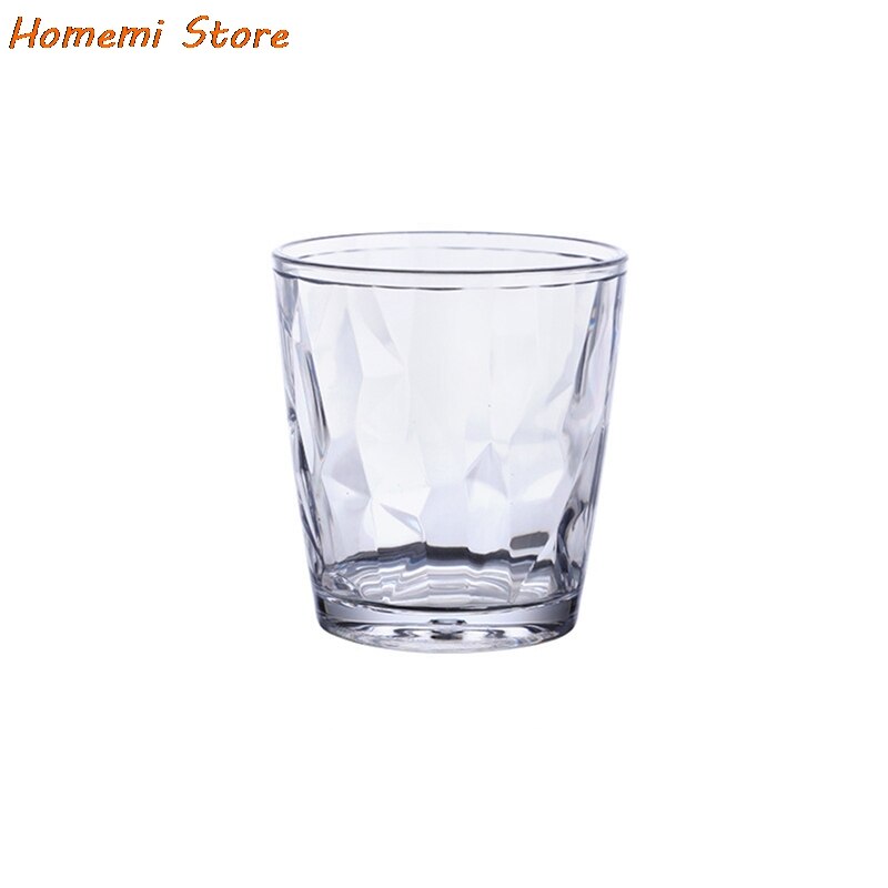 200ml Acrylic Drinking Cups Water Cup Juice Glasses For Drinking Tea Transparent Cup Kitchen Dining Bar Tools: Transparent