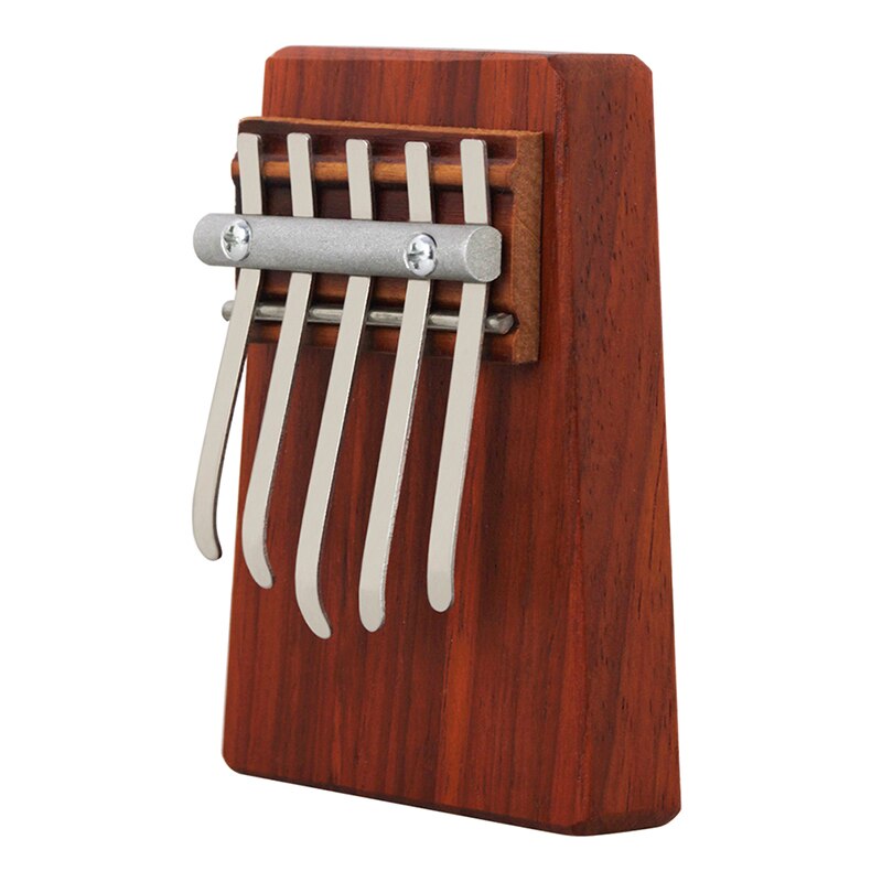 Children's Five-tone Mahogany Thumb Piano Acacia Muka Bahrain 5-tone Finger Piano Children's Musical Instruments