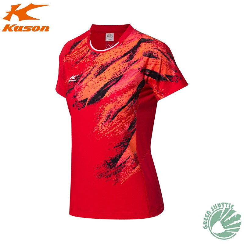 Kason badminton t-shirts som andas snabbtorkande älskare utomhus badminton kläder sport kostymer fayn 021