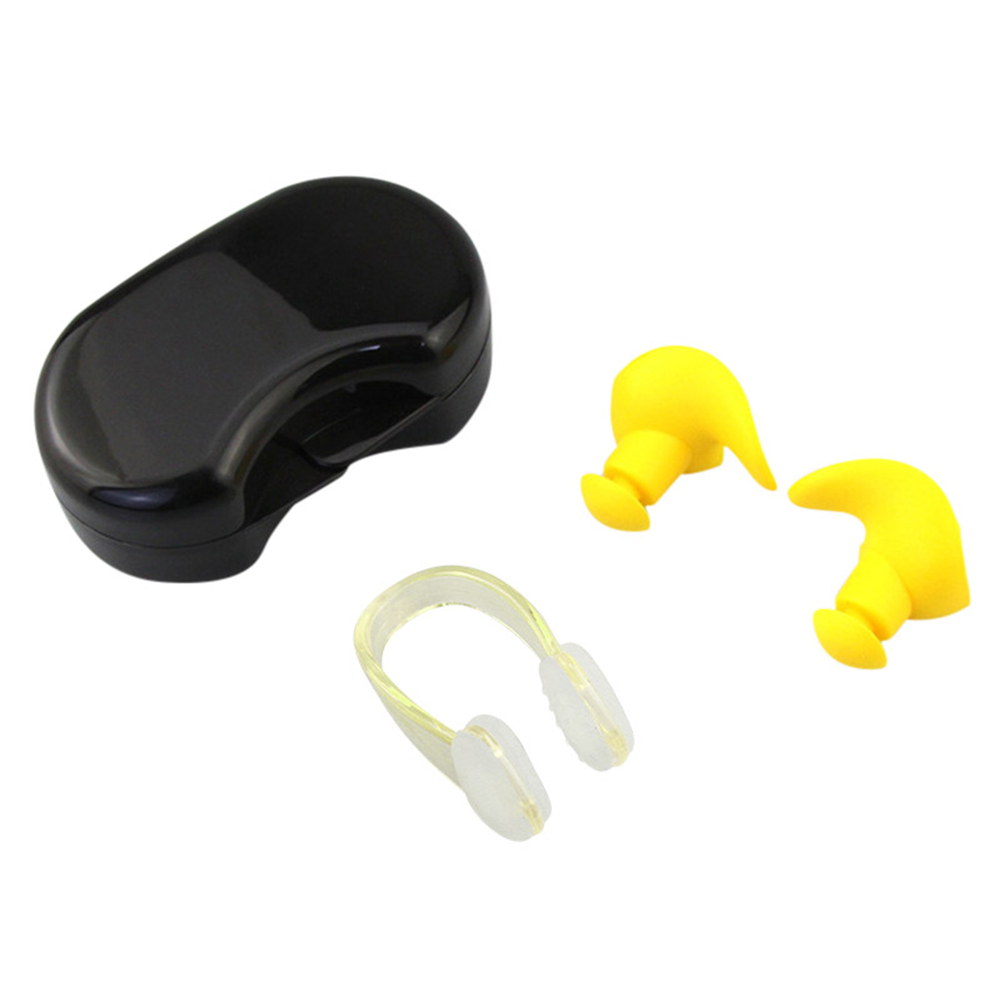 1 Paar Ohrstöpsel zum Schwimmen, Ergonomie, wiederverwendbar, Wassersport, Meer, Schwimmbad, Zubehör, wasserdicht, weiche Ohrstöpsel, Geräuschreduzierung: Grau