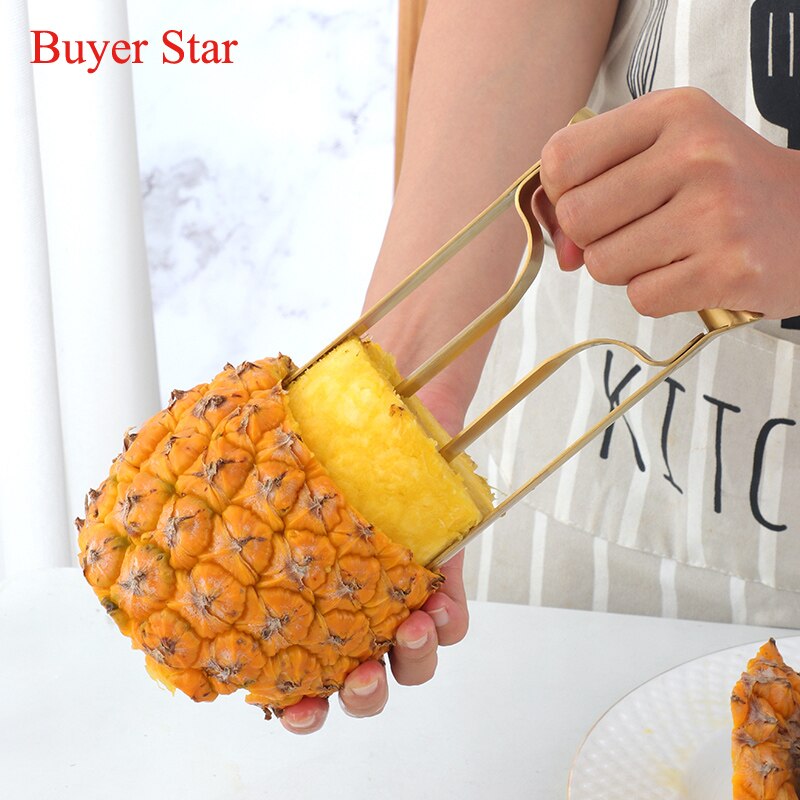 Manual Stainless Steel Pineapple Slicer Cutter set kitchen utensils Ananas Peeler Knife Vegetable Fruit metal Serving tools