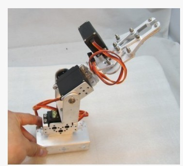 3 dof robot arm kit manipulator klo gripper med 3 stk  mg996r 180 graders servoer til arduino diy projekt stilk legetøjsdele