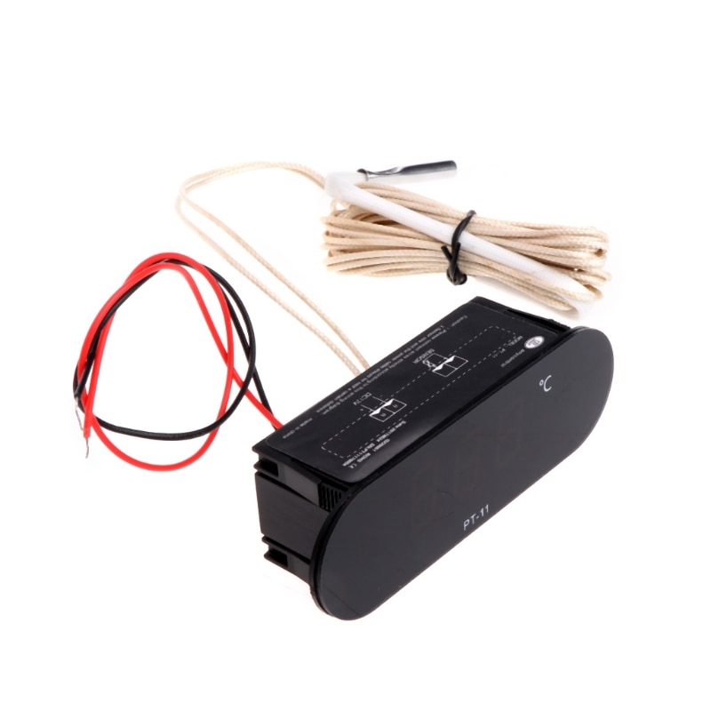 PT-6 Digital Thermometer With Sensor -50°C To +110°C Range, 220V For Aquarium & Industrial Use
