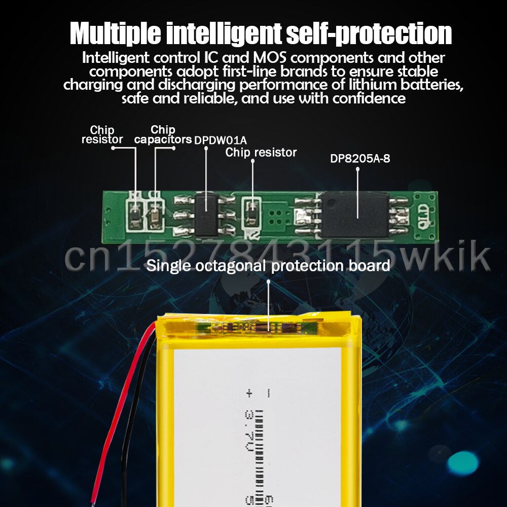 6060100 3.7V 5000mAh batteria ricaricabile ai polimeri di litio batteria agli ioni di litio per GPS PSP DVD pad potenza Banca tavoletta PC prodotto digitale