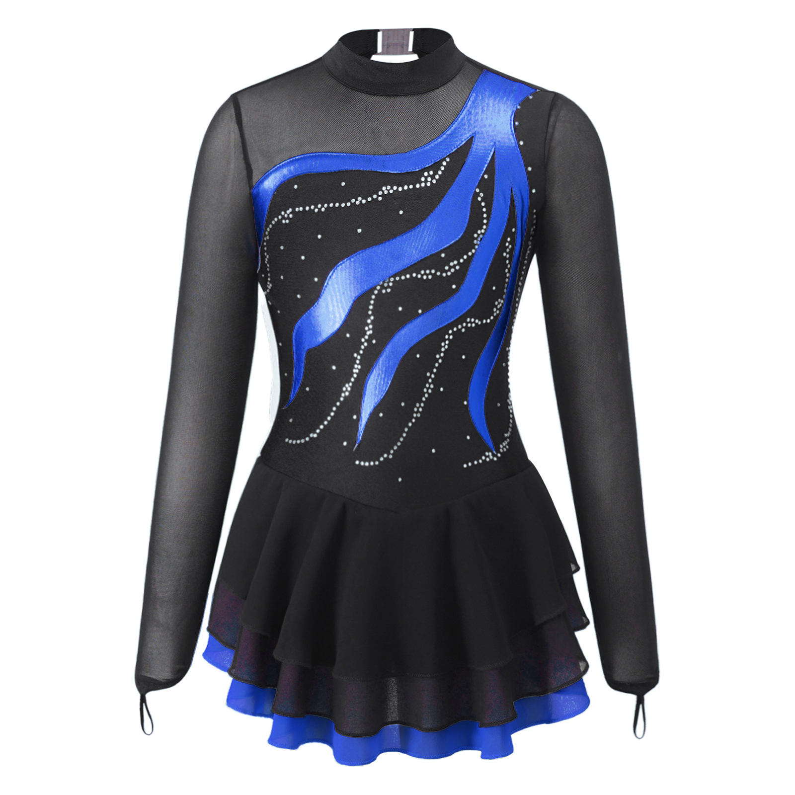 Vestido de Ballet para niñas, vestidos de patinaje artístico, Traje de Ballet de manga larga, vestido de baile de bailarina, gimnasia, patinaje sobre ruedas, Ropa de baile: XXXL / Gris