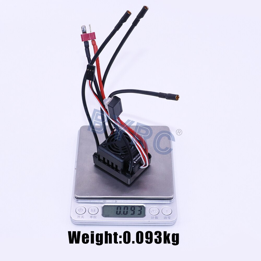 HOBBYWING Waterproof 50A RTR Brushless ESC Speed Controller WP-10BL50-RTR Programmable Fit 2-3S Lipo Pack for 1/10 RC Car