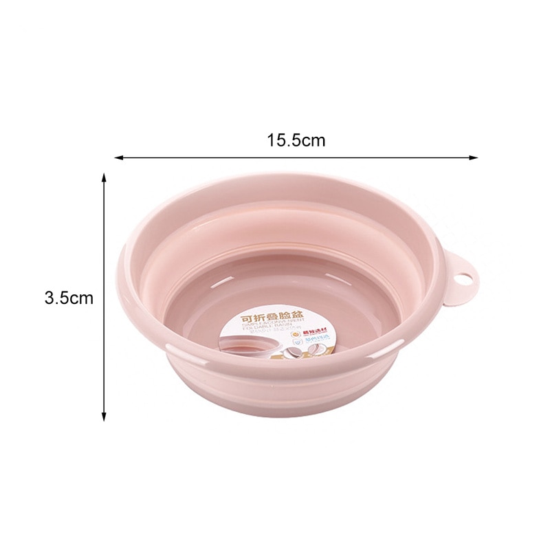 Outdoor Portable Folding Foot bath Basin Foldable Plastic Bucket Travel Washbasin Camping Kitchen Household Items Barrels