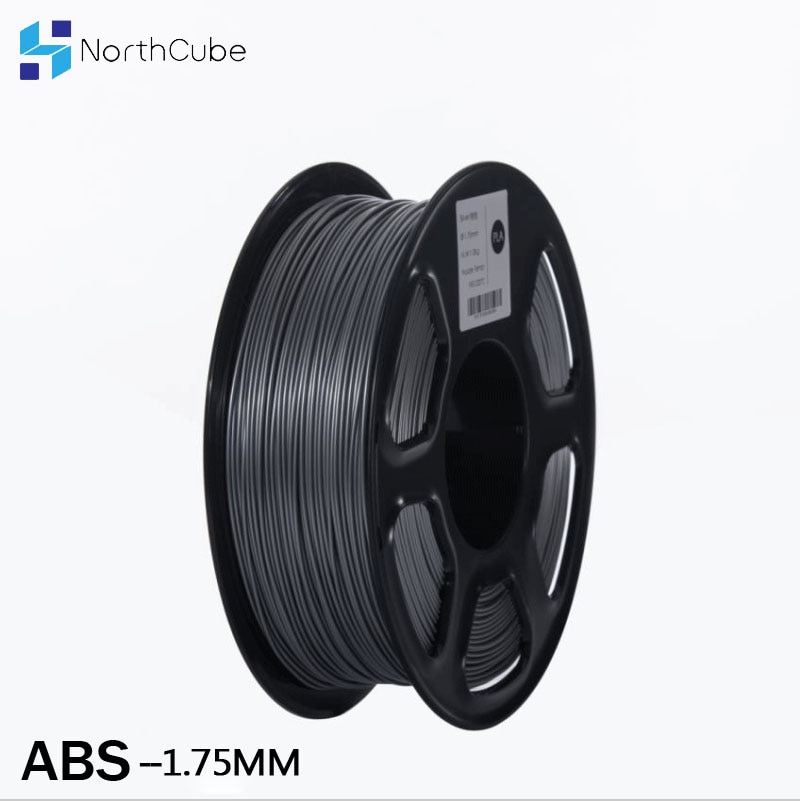 ABS Filament 3D Printer Filament 1.75mm 1kg Printing Materials 3D Printing Plastic ABS Filamento Silver Color for 3D Printer