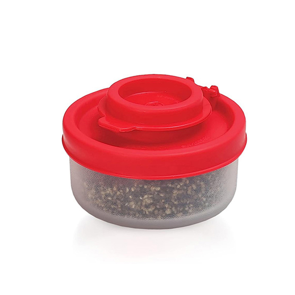 Seasoning Jar Pepper Shakers Moisture Proof Mini Salt Shaker to go Camping Picnic Outdoors Kitchen Lunch Boxes Travel: Dark Grey
