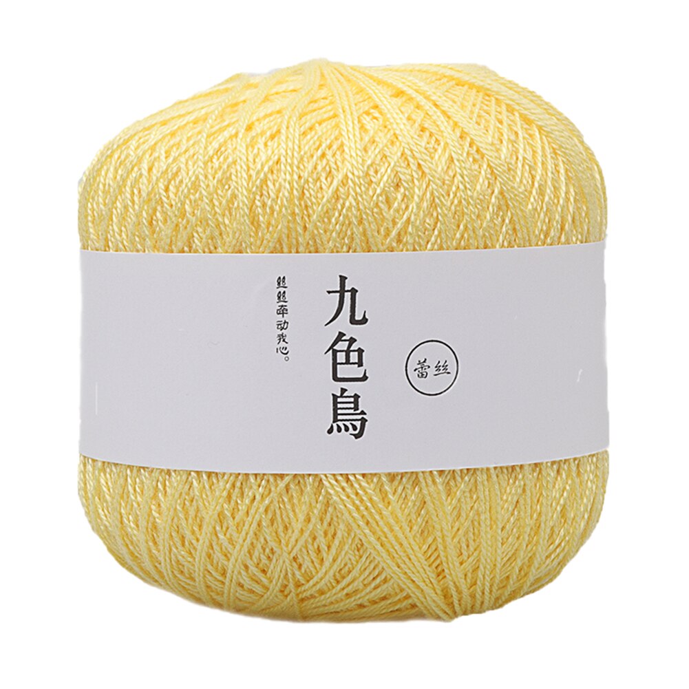 1 Roll Two Strands Soft Cotton Rope DIY Knitting Weaving Twine Thread Cord Yarns Scarf Sweater Eco-friendly