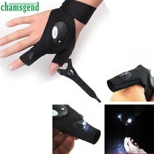 NEUE LED Licht Handschuhe Finger Beleuchtung Auto Reparatur draussen Activing Nacht Angeln Artefakt # A20