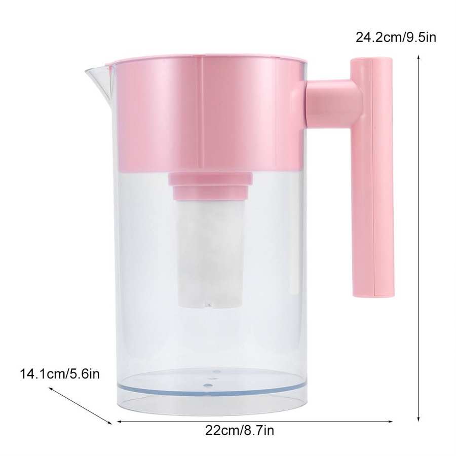 3L Pink Filter Kettle Tap Water Filter Purification Kettle Household Kitchen Appliances Water Pitcher with Filter