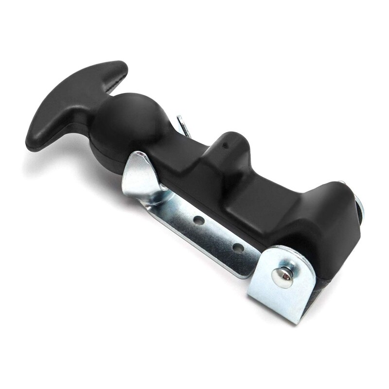 2Packs 4,7 Inch T-Griff Unentschieden Riegel Mit Klammern, Gummi Flexible Haube Fangen T-Griff Haspe, für Haube, Fahrzeug Motor