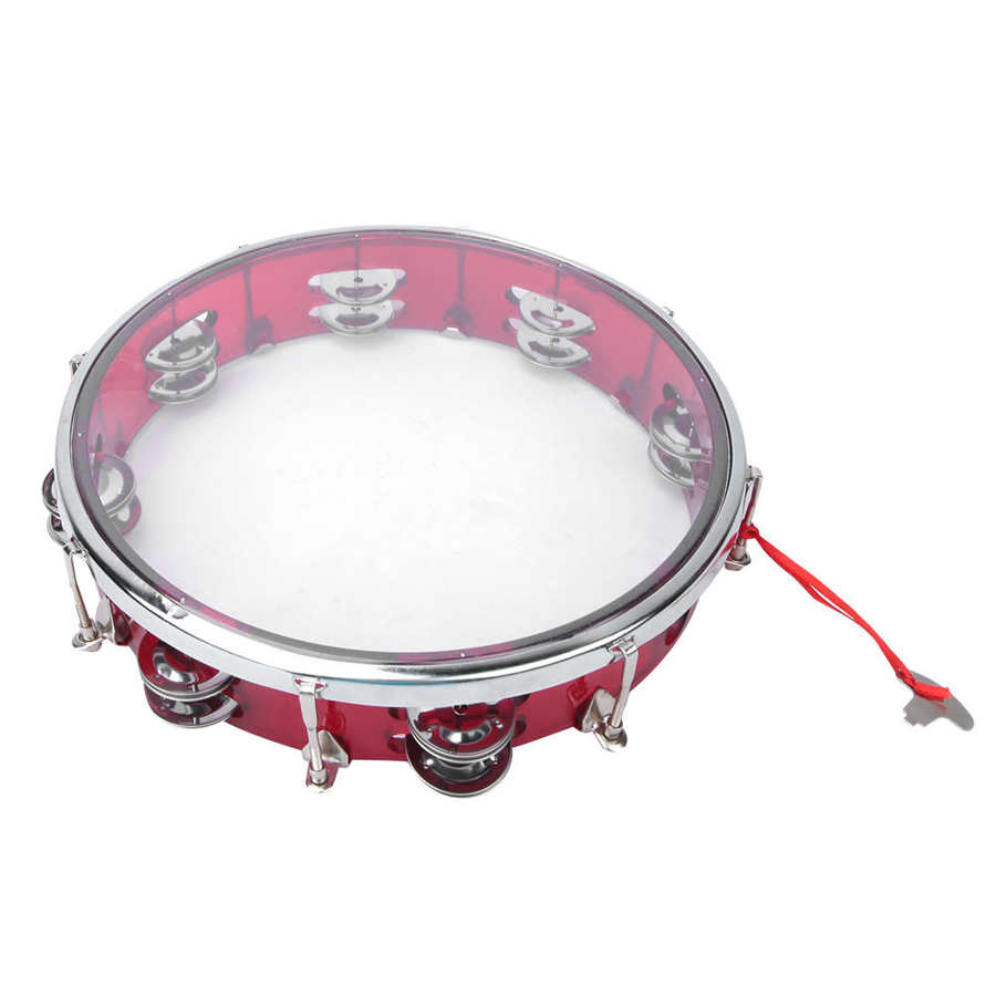 Justerbar hånd tamburin børn percussion instrumenter bedst