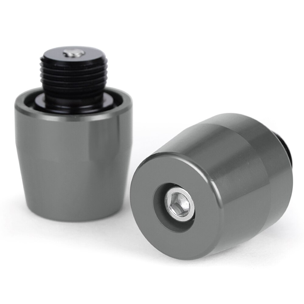 Manopole per contrappeso manubrio moto estremità per Benelli leoncino 500 leoncinoX BN600 BN302 TNT300 TNT600 tappo tappo manubrio: grigio
