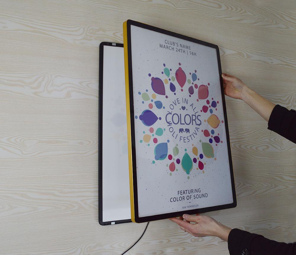 Menu board led light box sign box light led super thin light box