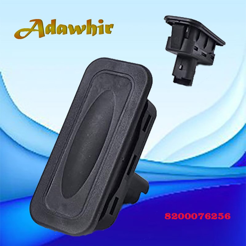 Auto Back-Up Switch Boot Achterklep Trunk Release Switch 8200076256 Voor Renault Clio Megane Captur Kangoo Zwart Bagage schakelaar