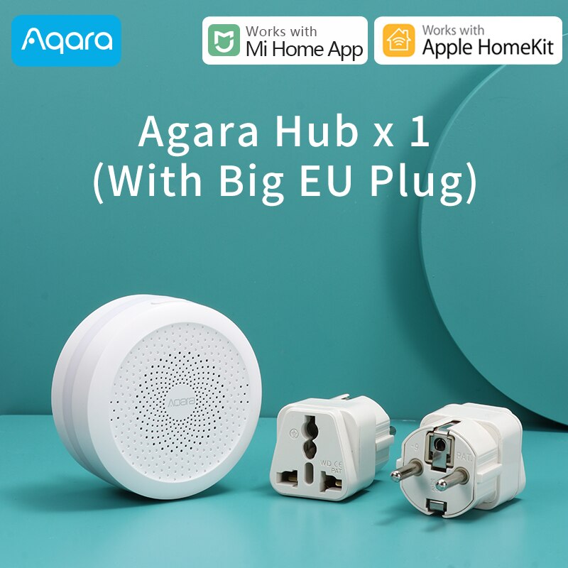 Aqara Hub Smart gateway 3 zigbee version for Xiaomi Mijia Smart home door window Sensor work with Homekit Mi Home APP: Aqara Hub EU