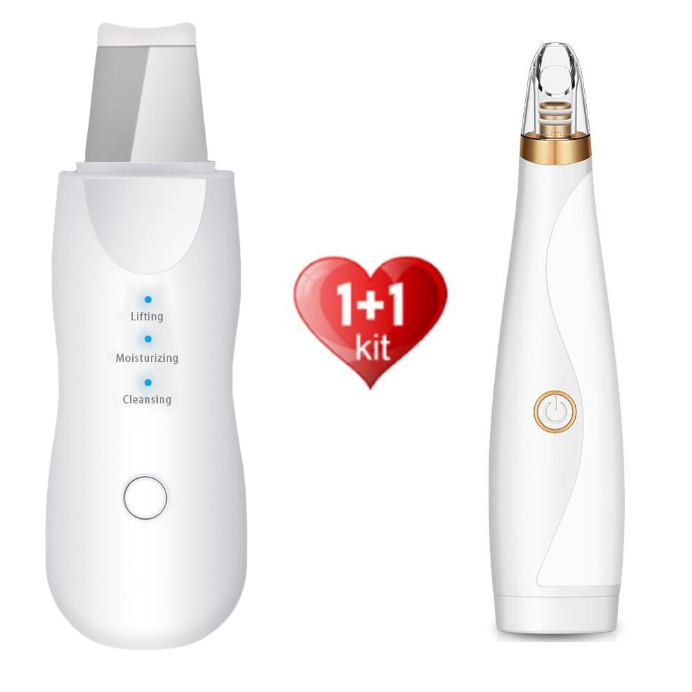 Blackhead Remover Face Deep Pore Cleaner Removal Vacuum Suction Facial SPA Diamond Beauty Care Tool Skin Care: package 1