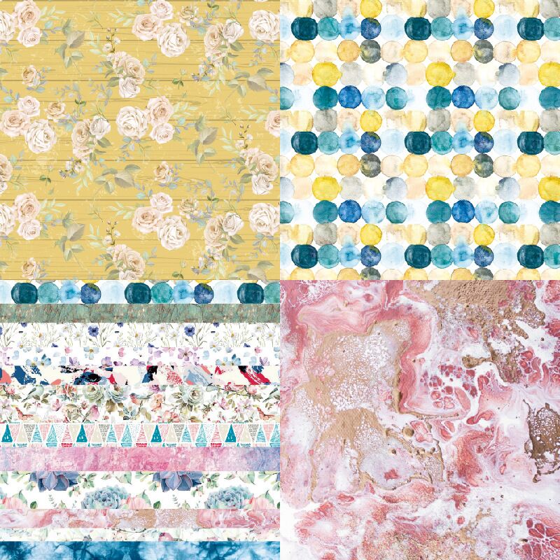 spric the light style Scrapbooking paper pack of 24 sheets handmade craft paper craft Background pad 1109