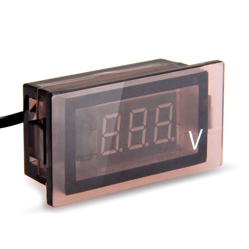 Blauwe Led Display Digitale Voltmeter Voltmeter Meter Voltage Panel Display