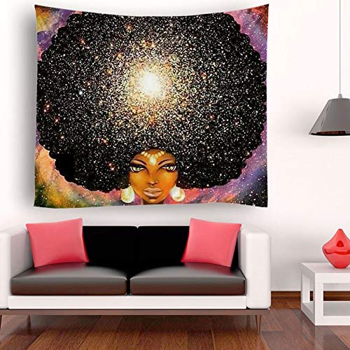 Afro African American Women Art Tapestries Wall Art
