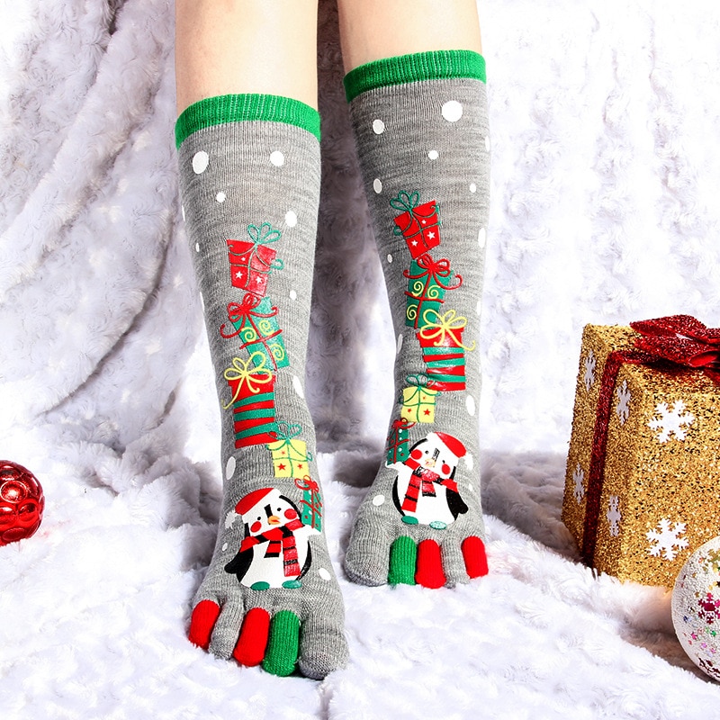 , calcetines de dedos de los pies, calcetines de Navidad para hombres y mujeres, recién llegados, calcetines divertidos informales de Carnaval Unisex, calcetines transpirables Sokken