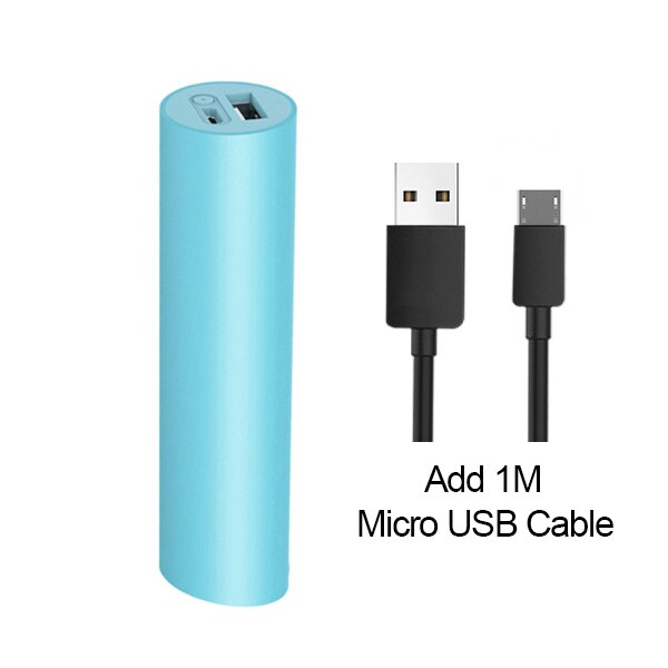 ZMI Mini Power Bank 3000mAh 18650 batter Rechargeable external Original Mini Powerbank portable charging for phone: Add Micro USB Cable