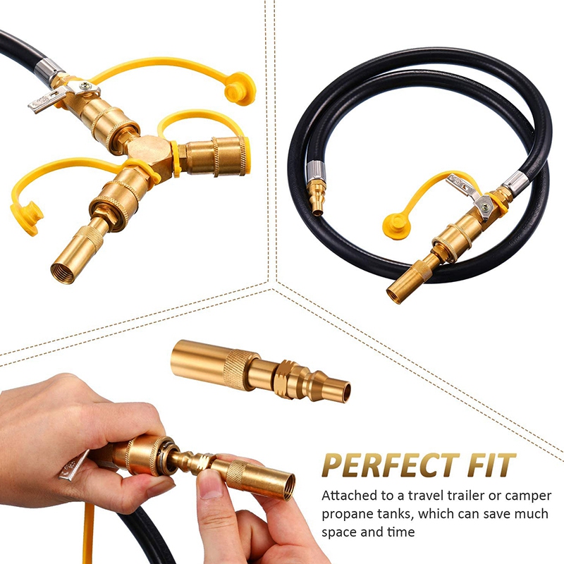 LIXF 1/4 Inch Low Pressure Quick Disconnect Or Connect Conversion