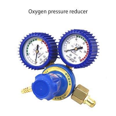 Oxygen/propan/acetylen/argon trykreduktionsregulator flowmåler gasregulator flowmåler argonregulatorventil: Iltmåler 1