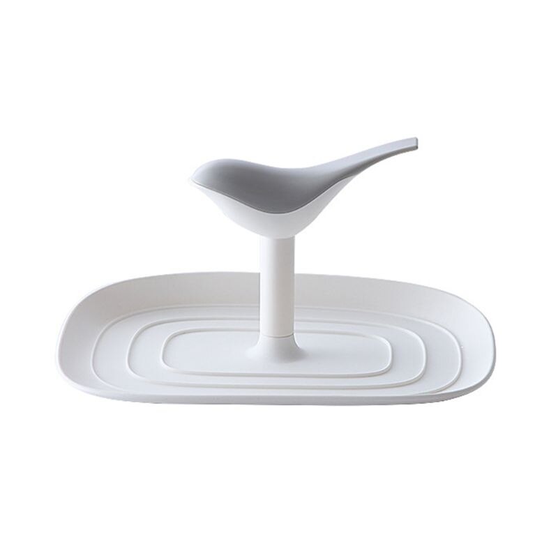 Spatula Ladle Shelf Spoon Rest Pot Lid Holder Rack Cover Strainer Pad Kitchen Multifunction Stand Containers: White