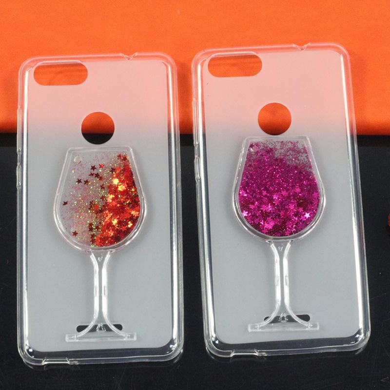 Voor  bq 5204 hoesjes glitter vloeistof zachte tpu telefoonhoesjes voor bq bq -5204 strike selfie 5.2 inch achterkant capa coque