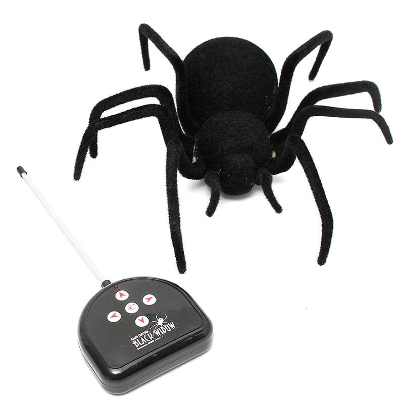 Rc Remote Controlled Spider Afstandsbediening Spider Speelgoed Halloween Giant Spider Latrodectus Black Widow 30*30*8.5 cm